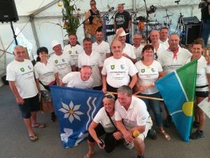 Sprejem pohodnikov v Cankovi